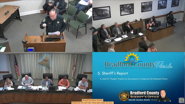 Sheriff Gordon Smith, 2026-04-16 3:47:52: This item falls on you.