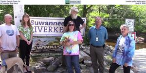 [Thanks, Georgia Power, for a water quality testing grant, At Troupville Boat Ramp, April 16, 2026]