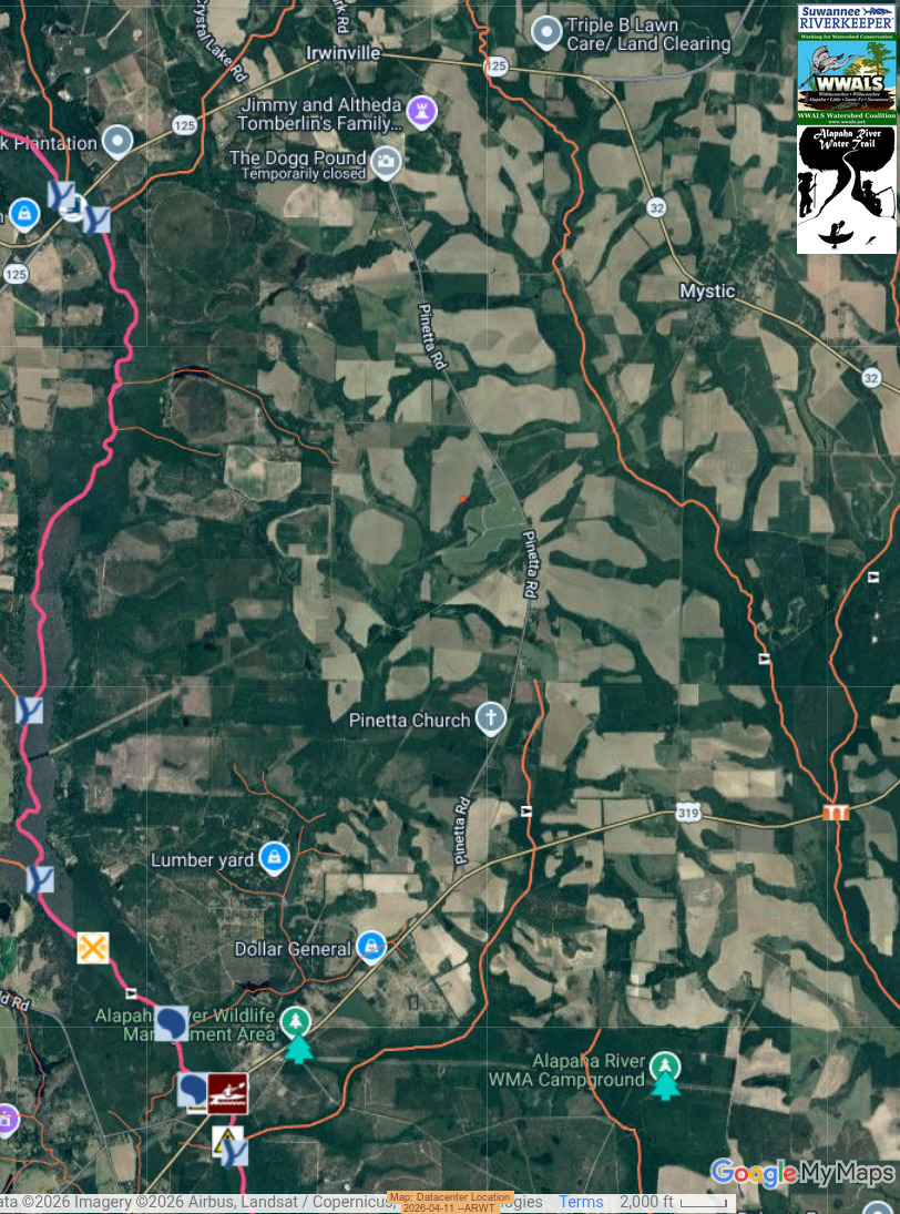 Map: Datacenter Location, 2026-04-11 --ARWT