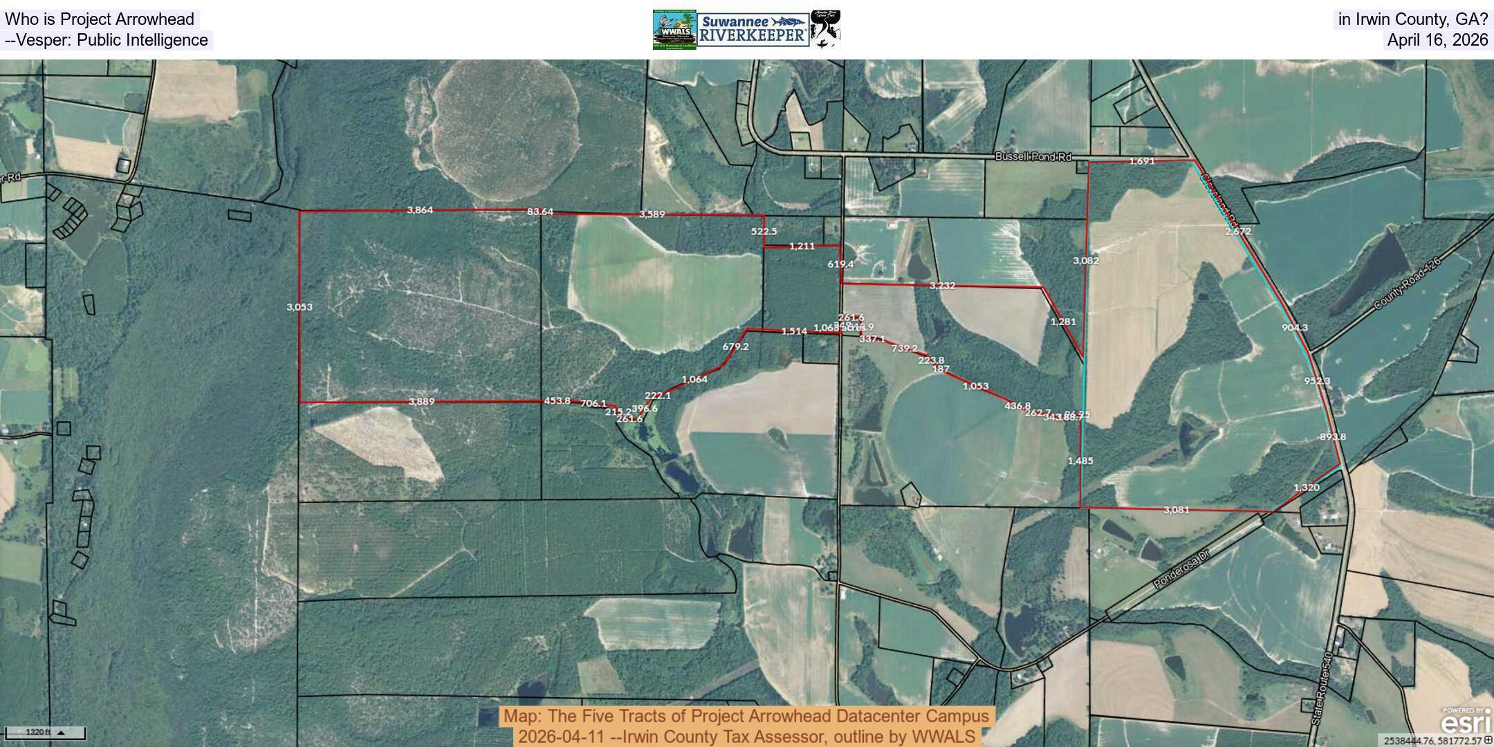 Who is Project Arrowhead in Irwin County, GA? --Vesper: Public Intelligence, April 16, 2026
