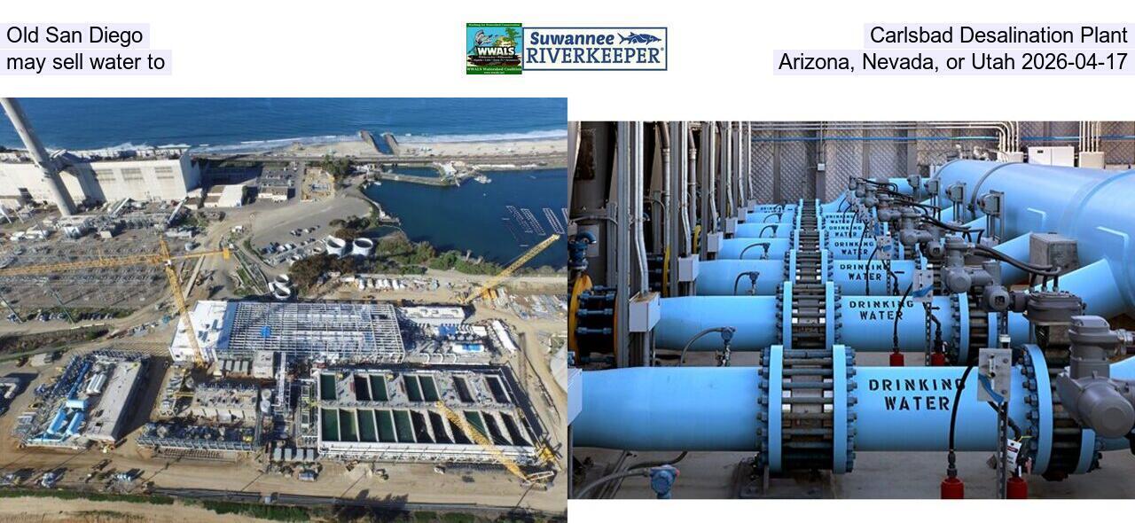 Old San Diego Carlsbad Desalination Plant may sell water to Arizona, Nevada, or Utah 2026-04-17