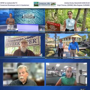 [WFNF on Jacksonville TV, Andrea Snody, News4JAX 2026-04-22, Suwannee Riverkeeper John S. Quarterman, Hugh Thomas, SRWMD, Mike Register, SJRWMD]
