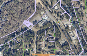 [Map: Spring Valley Circle Easements Sewer Line 2026-04-23 --VALORGIS]