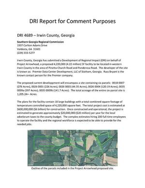 [DRI Report for Comment Purposes]