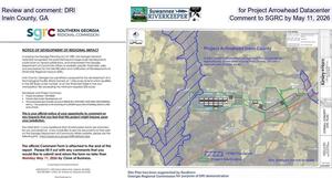 [Review and comment: DRI for Project Arrowhead Datacenter, Irwin County, GA, Comment to SGRC by May 11, 2026]