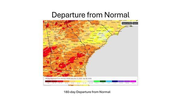 180-day Departure from Normal