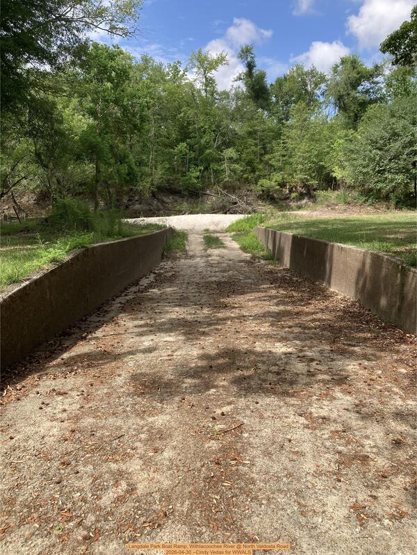 [Langdale Park Boat Ramp, Withlacoochee River @ North Valdosta Road 2026-04-30 --Cindy Vedas for WWALS]