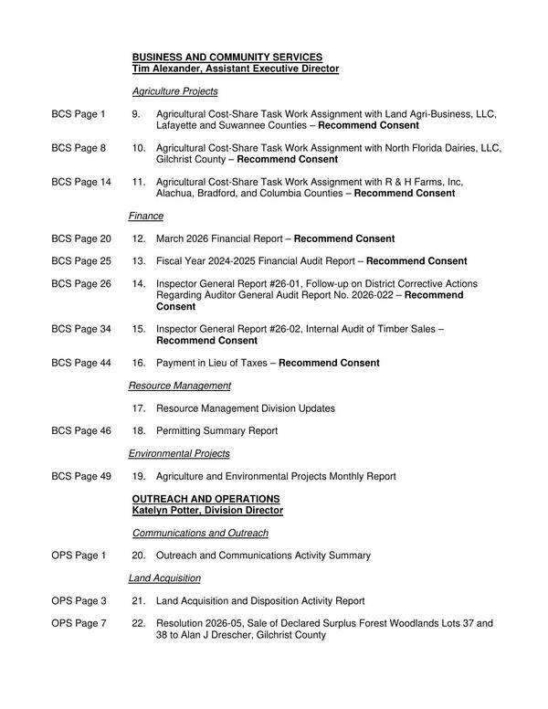 20. Outreach and Communications Activity Summary, 2026-05-14 --SRWMD Board Agenda