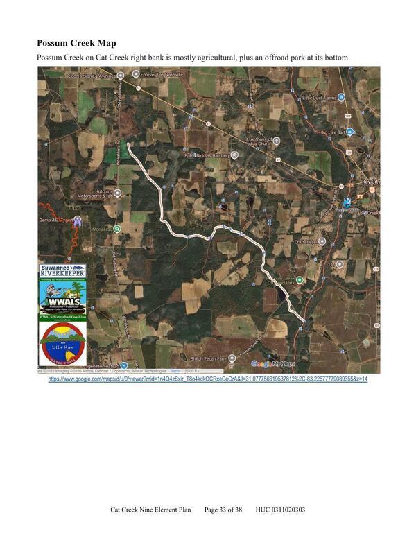 Possum Creek Map