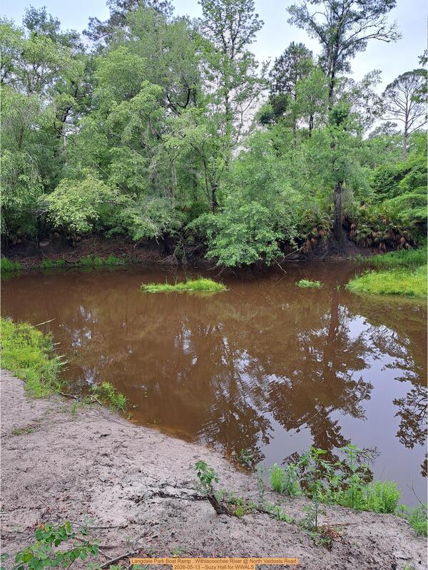 [Langdale Park Boat Ramp , Withlacoochee River @ North Valdosta Road 2026-05-13 --Suzy Hall for WWALS]