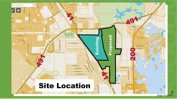 Map: Existing and Proposed, 2026-03-05 --Citrus County PDC