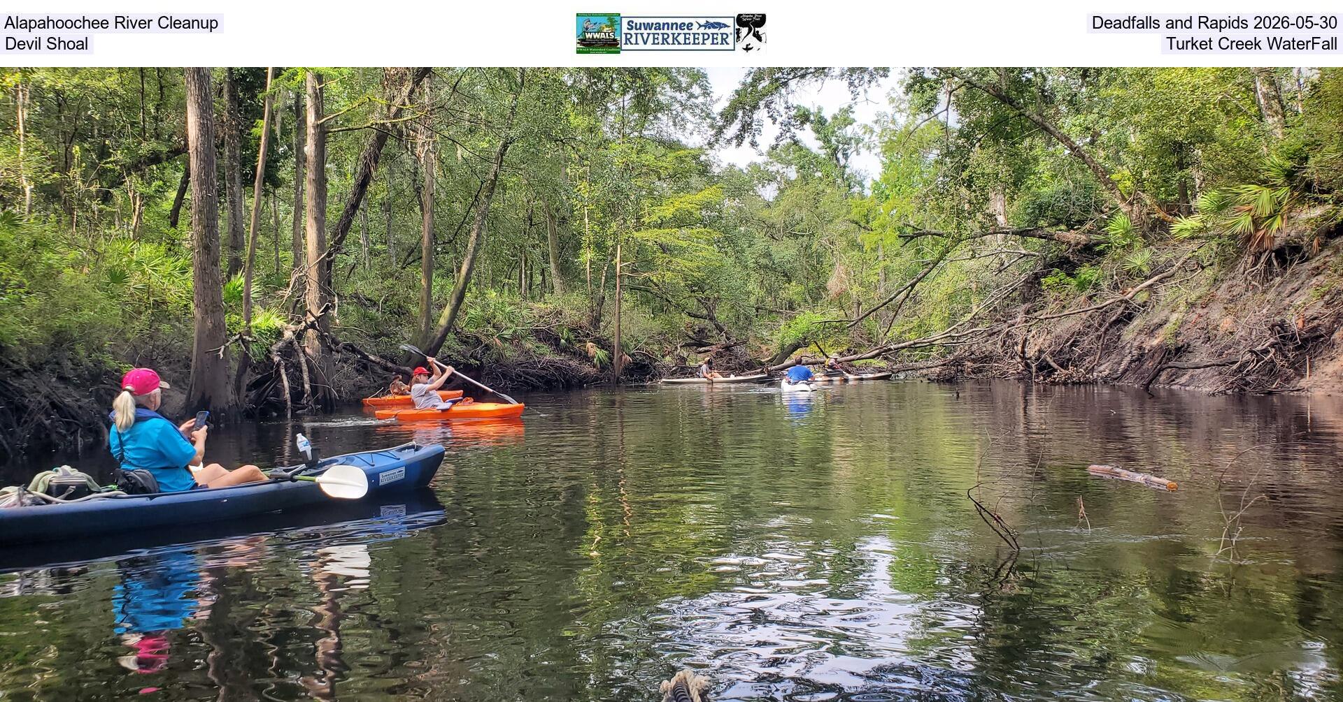 [Alapahoochee River Cleanup, Deadfalls and Rapids 2026-05-30, Devil Shoal, Turket Creek WaterFall]