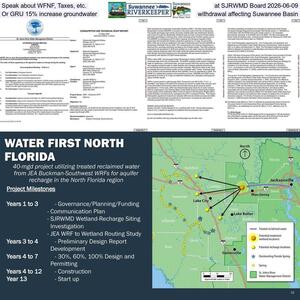 [Speak about WFNF, Taxes, etc., at SJRWMD Board 2026-06-09, Or GRU 15% increase groundwater withdrawal affecting Suwannee Basin]
