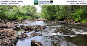 [Statenville to Sasser Landing, Alapaha River 2026-06-13, Jennings Defeat Shoals, Turket Creek Waterfall]