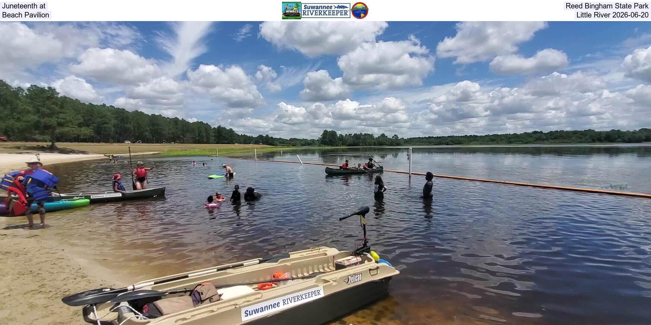 Juneteenth at Reed Bingham State Park, Beach Pavilion, Little River 2026-06-20