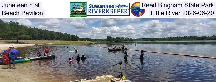 Juneteenth at Reed Bingham State Park, Beach Pavilion, Little River 2026-06-20