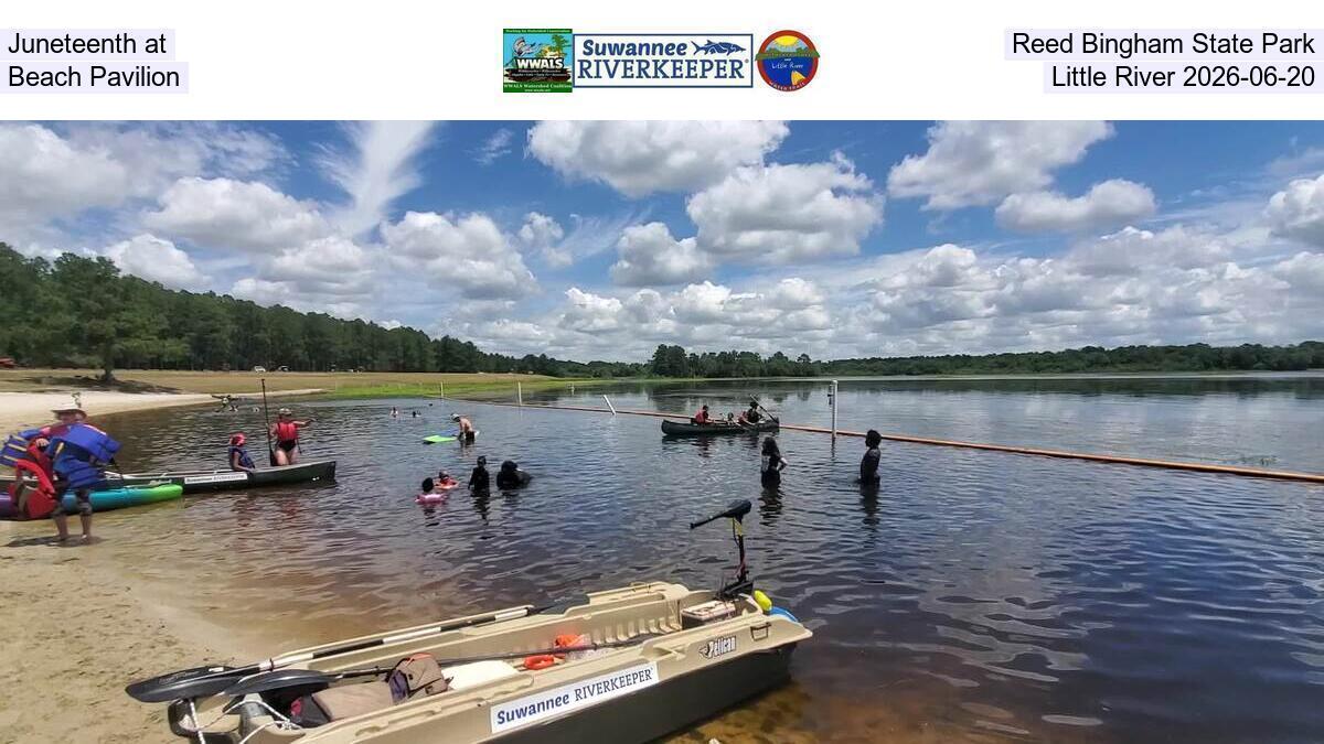 Juneteenth at Reed Bingham State Park, Beach Pavilion, Little River 2026-06-20