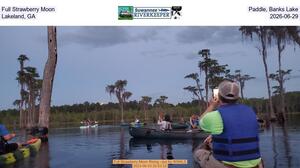 [Full Strawberry Moon Paddle, Banks Lake, Lakeland, GA, 2026-06-29]