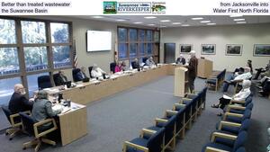 [Better than treated wastewater from Jacksonville into the Suwannee Basin, Water First North Florida]