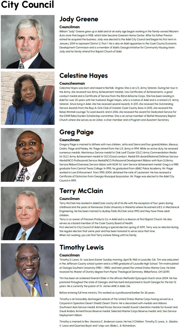 [Adel City Council, 2026-07-21 --City of Adel]