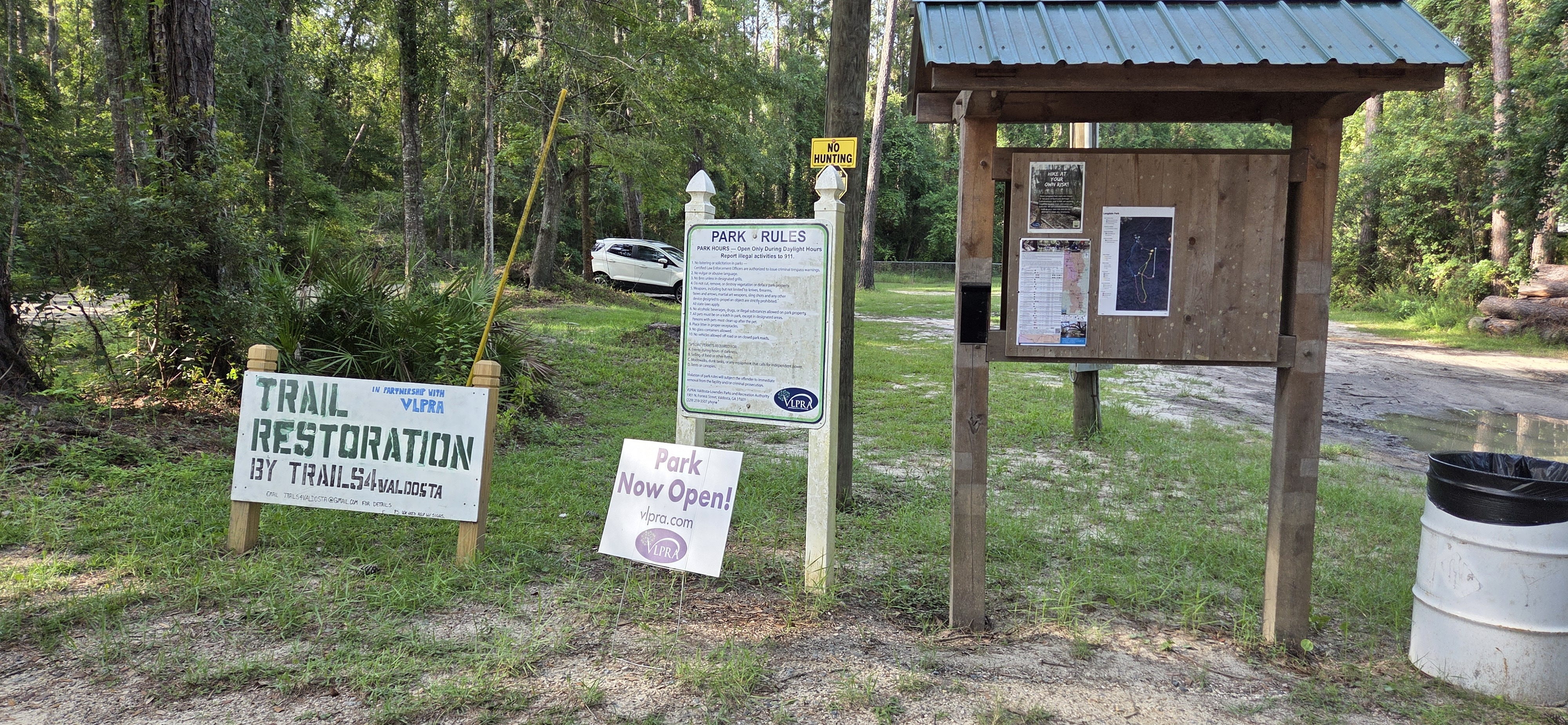 Main kiosk, Langdale Park, 2026:07:11 08:46:10, 30.8857827, -83.3211439
