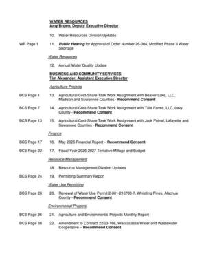 [11. Public Hearing for Approval of Order Number 26-004, Modified Phase II Water Shortage, 2026-07-14 --SRWMD Board]
