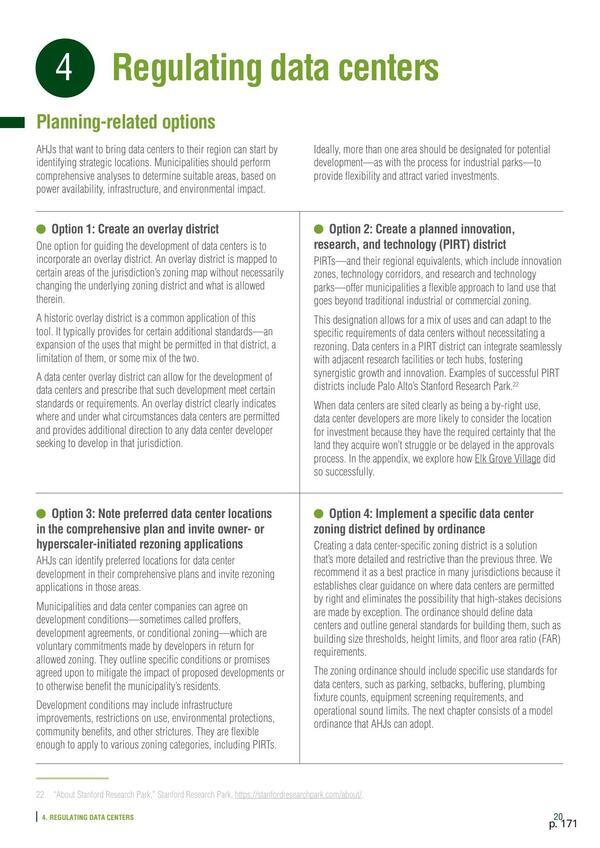 [4. Regulating data centers]