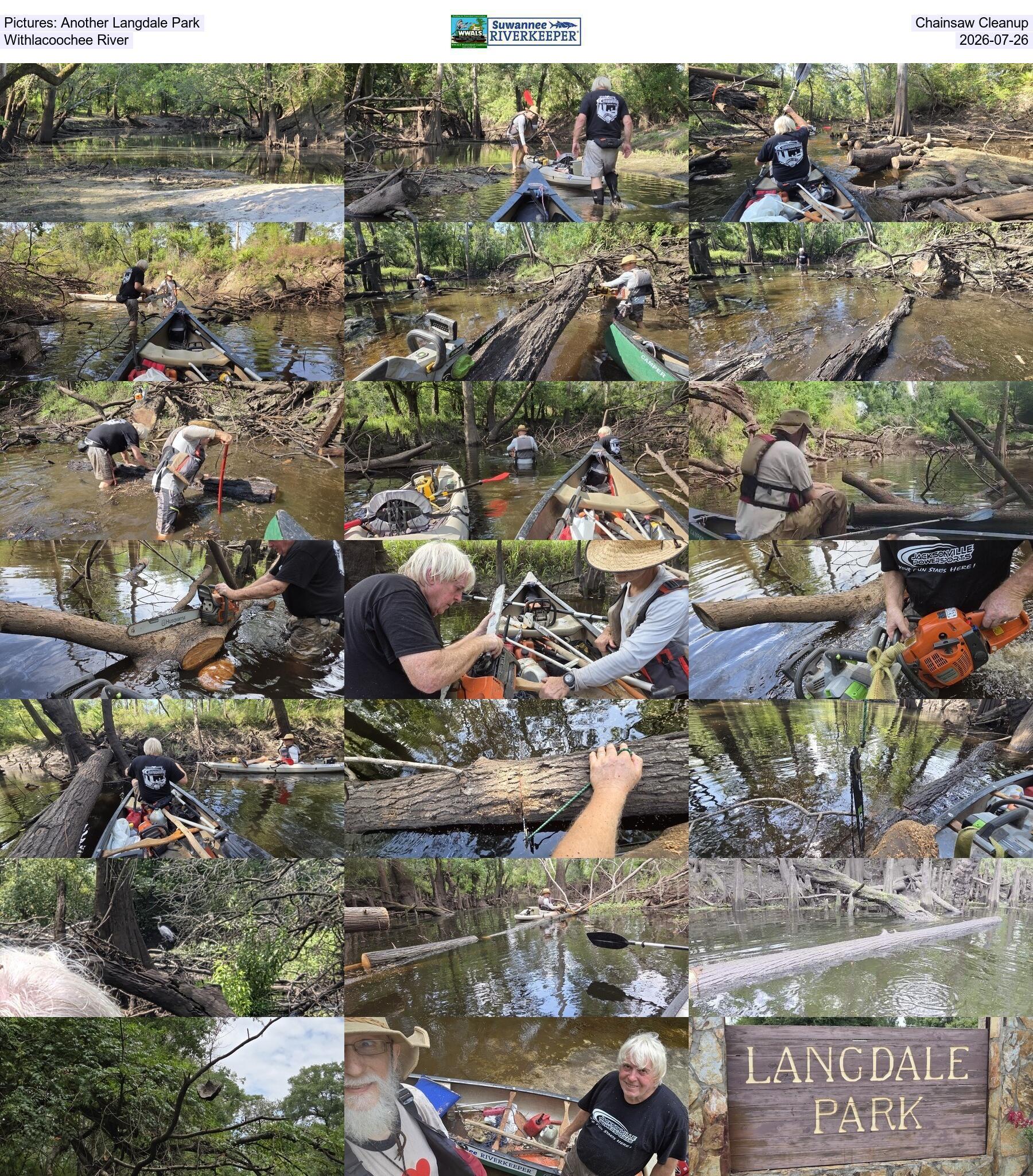 [Pictures: Another Langdale Park, Chainsaw Cleanup, Withlacoochee River, 2026-07-26]
