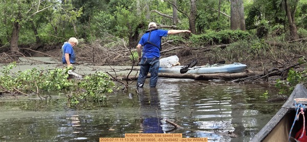Andrew Reinlieb, toss sawed limb, 2026:07:11 11:13:38, 30.8819695, -83.3249482 --jsq for WWALS