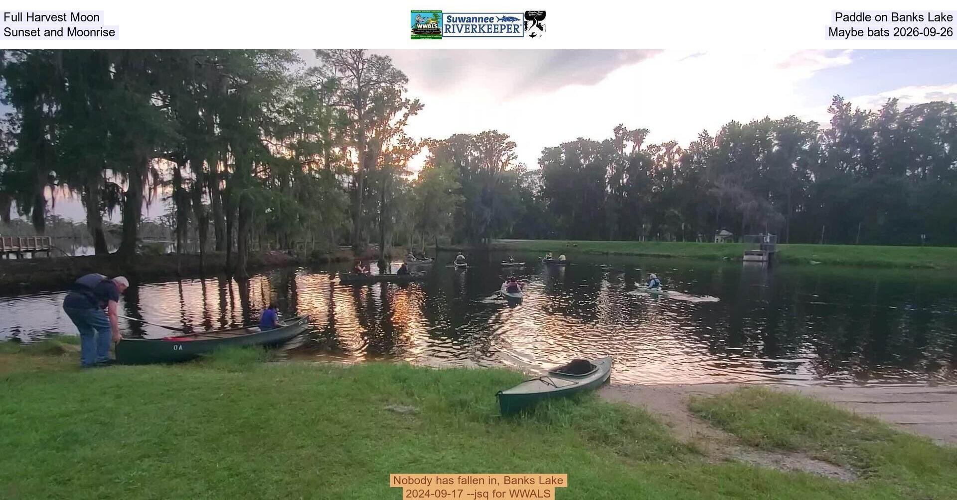 [Full Harvest Moon Paddle on Banks Lake, Sunset and Moonrise, Maybe bats 2026-09-26]