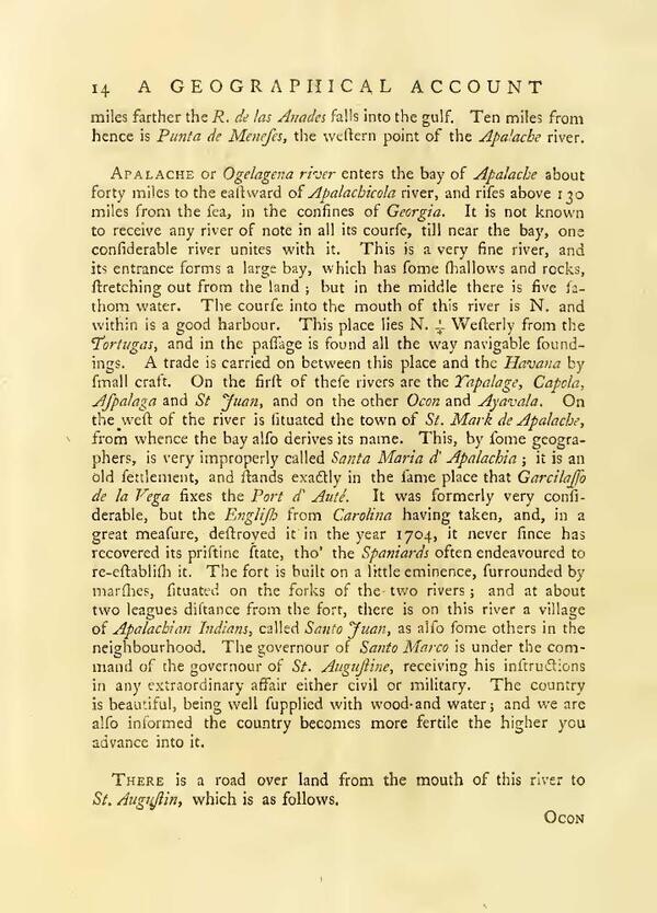 [St. Juan River in William Roberts, An account of the first discovery, and natural history of Florida, 1763]