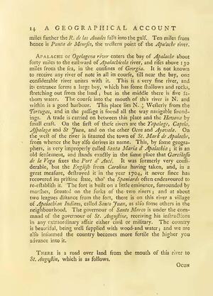 [St. Juan River in William Roberts, An account of the first discovery, and natural history of Florida, 1763]