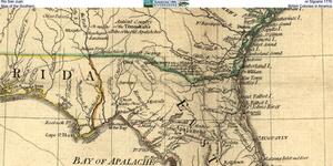 [Rio San Juan, or Seguane 1776, Map of the Southern British Colonies in America]