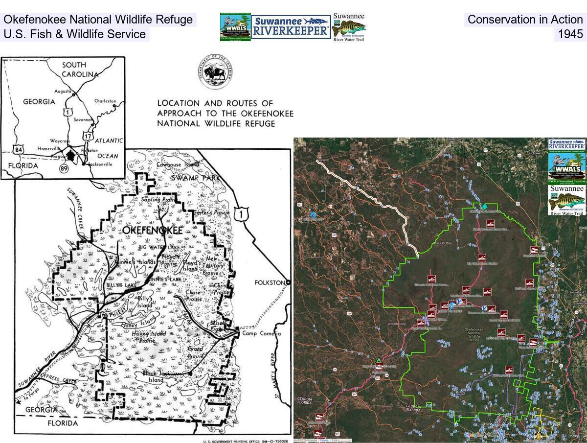 Okefenokee National Wildlife Refuge, Conservation in Action, U.S. Fish & Wildlife Service, 1945
