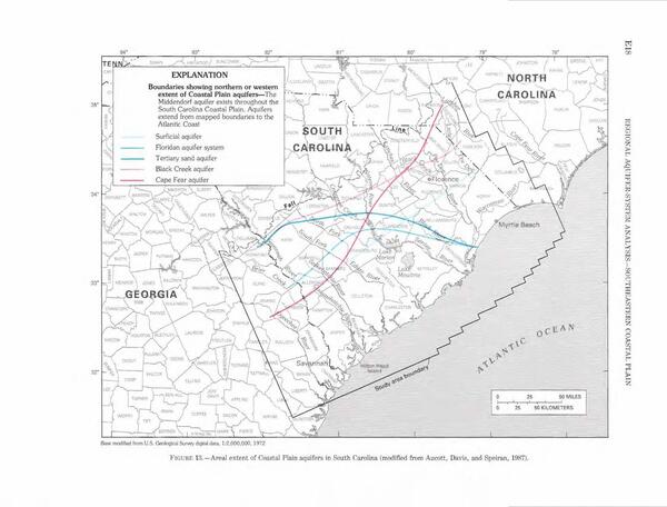 Boundaries showing northern or western extent of Coastal Plain Aquifers, 1996-01-01, --Walter R. Aucott, USGS PROFESSIONAL PAPER 1410-E