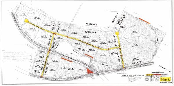 Road and Drainage Map