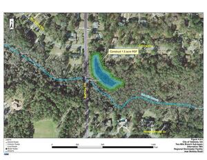 [Figure 4.6.5 Alternative TM3: Regional Stormwater Facility near Berkley Road]