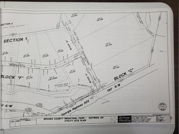 Utility Site Plan south