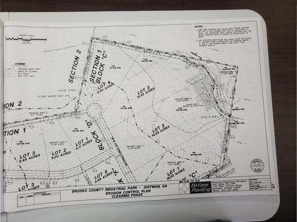 Erosion Control Plan Clearing Phase east