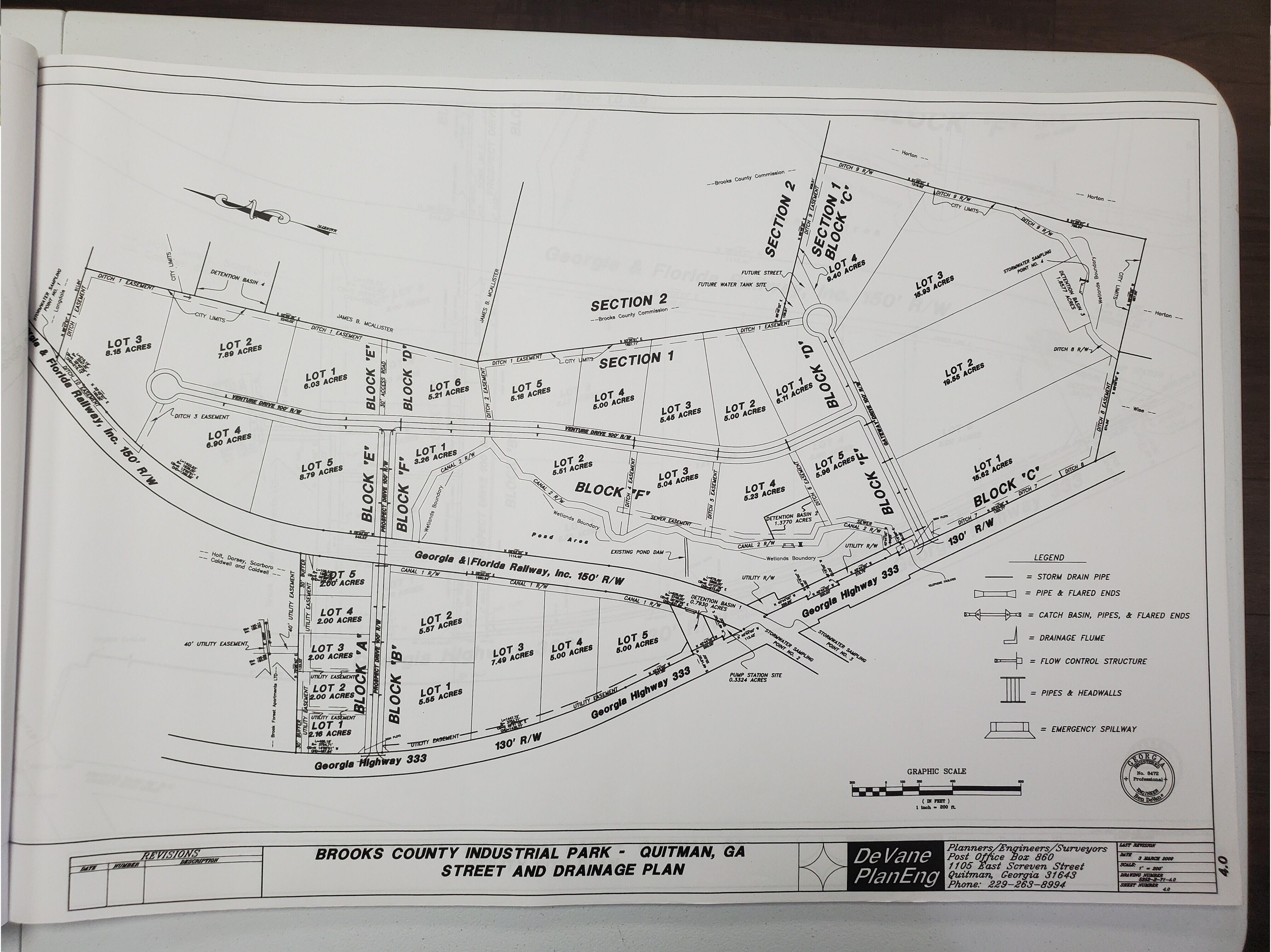 Street and Drainage Plan