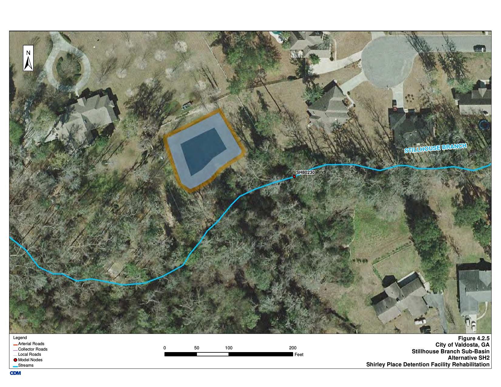 Figure 4.2.5 - Shirley Place Detention Pond Rehabilitation