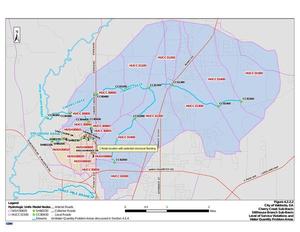 [Figure 4.2.2.2 Water Quantity Problem Areas]