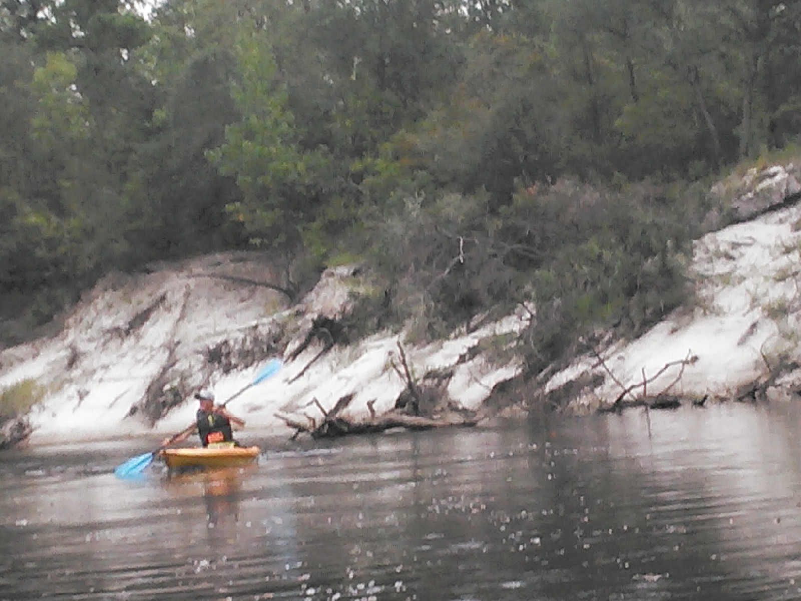 Takeout downstream of US 84 and railroad bridge