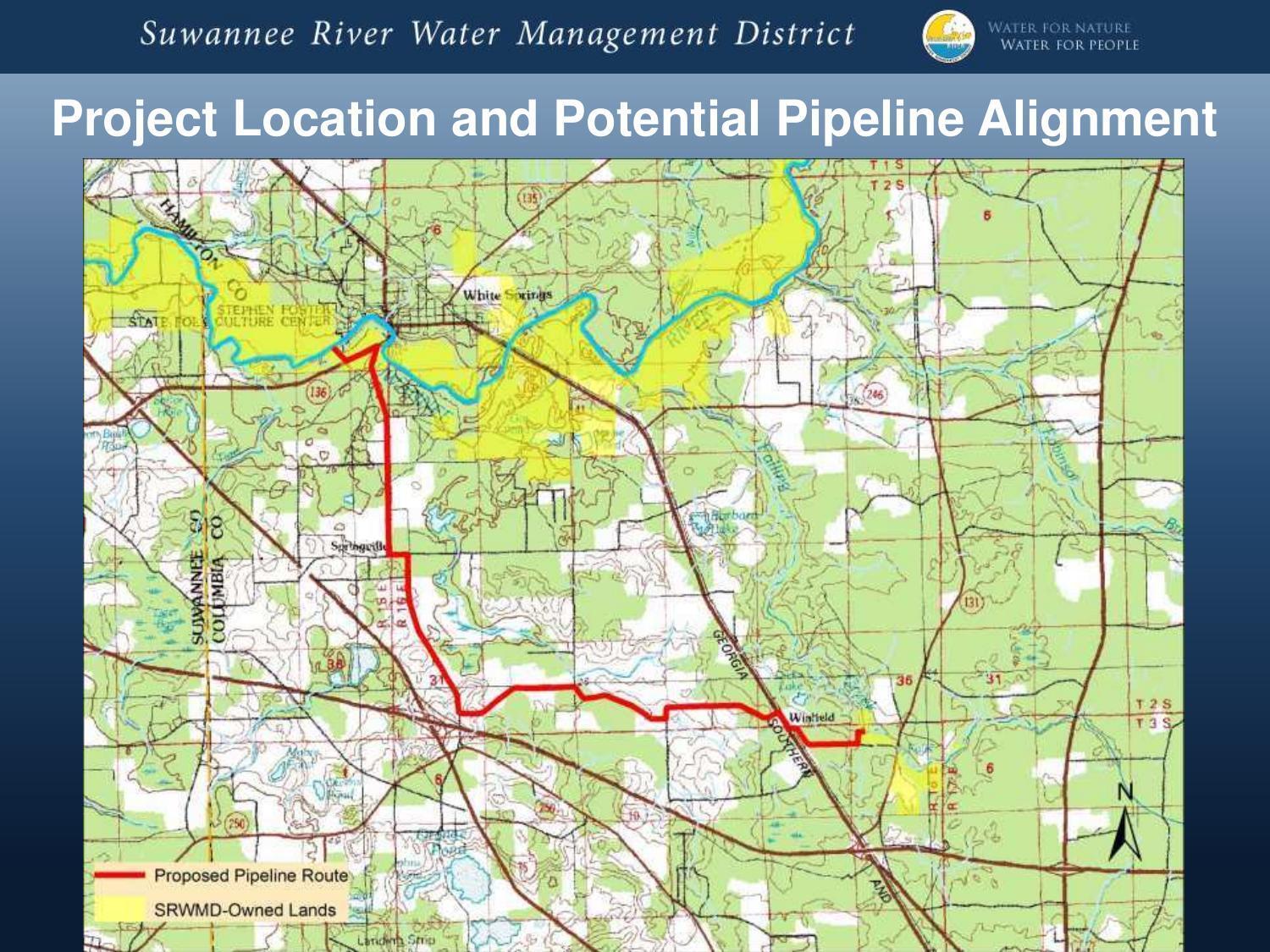 Project Location and Potential Pipeline Alignment