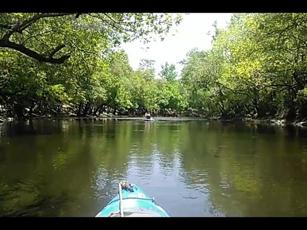 Paddling along towards Cow Shoals