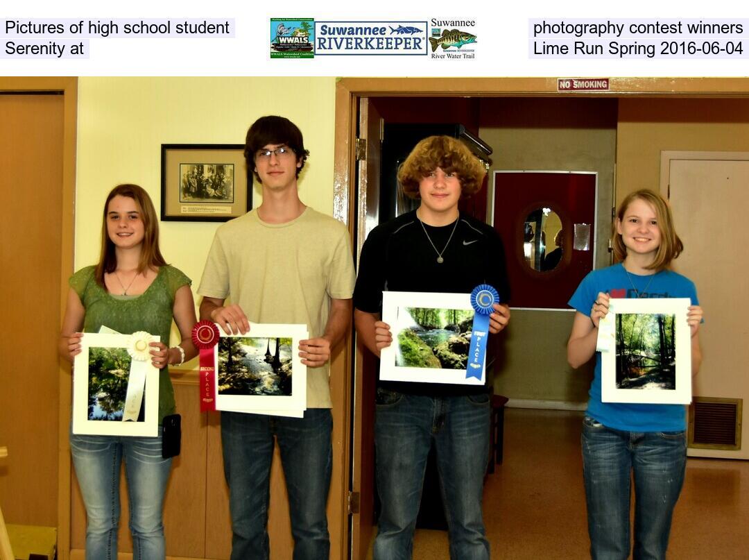 Pictures of high school student photography contest winners, Serenity at Lime Run Spring 2016-06-04