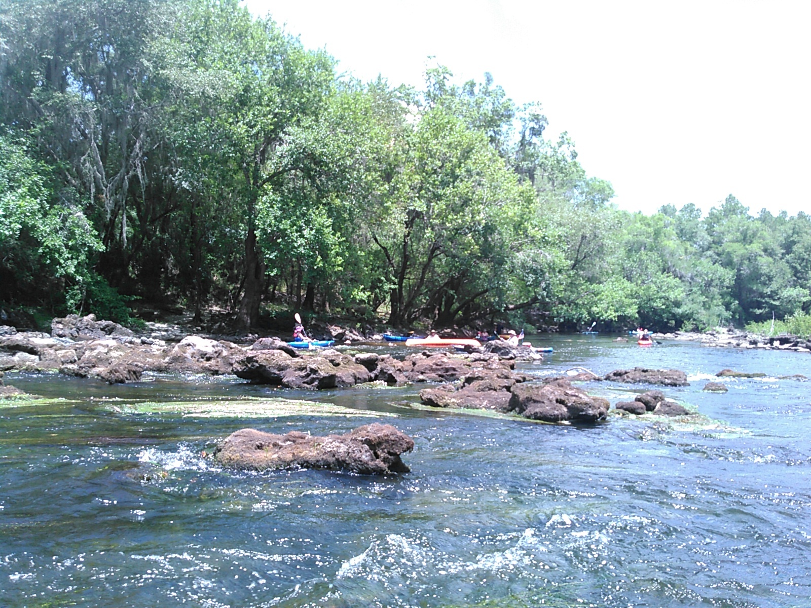 Capsized in State Line shoals 30.63358, -83.34212