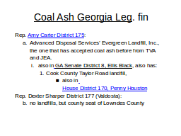 Coal Ash Leg. fin