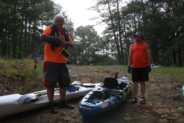 Phil Hubbard getting serious about paddling