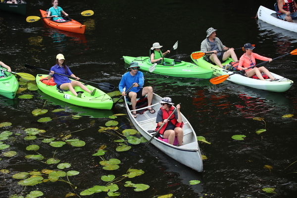 Canoe in the middle